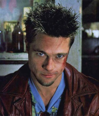 Brad Pitt as Tyler Durden in David Fincher's Fight Club (1999)